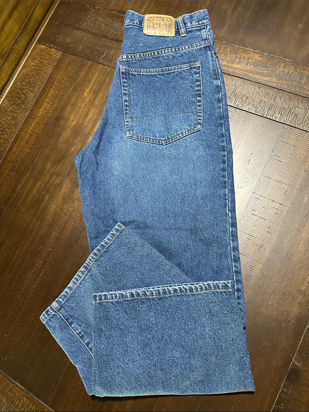 Vintage Bullhead Pipes II Men's Medium Wash Blue Jeans